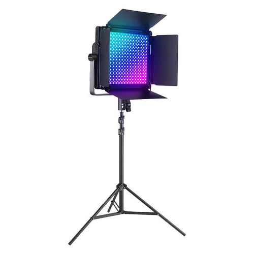 Kit Neewer RGB1200 LED two lamps 60W 2500-8500K + tripods + barndoors, Neewer B0BYMT6NQG