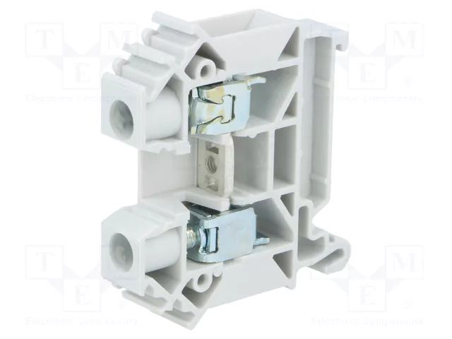 Splice terminal: rail; 57A; 1kV; screw terminal; grey; polyamide POKÓJ ZUG-10-GY