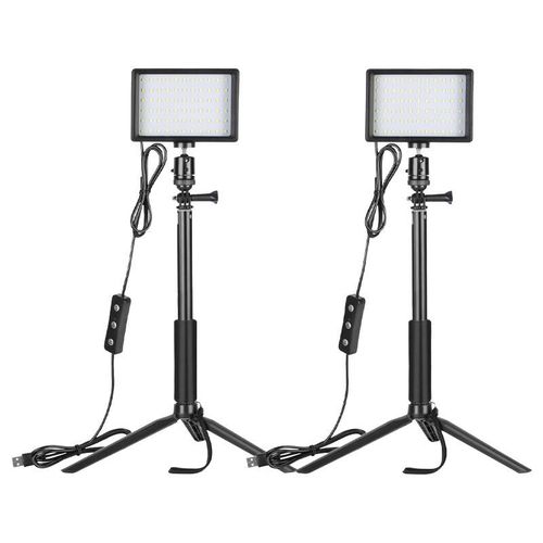 Kit Neewer ZC-10S two lamps LED + filters + tripods, Neewer B07T8FBZC2