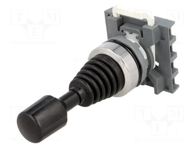 Switch: joystick; 22mm; Stabl.pos: 2; black; none; MJS; Pos: 2 ABB MJS1-60B