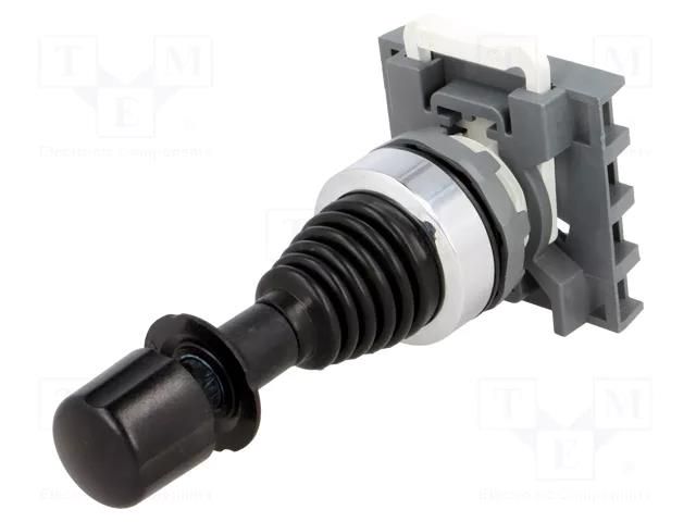 Switch: joystick; 22mm; Stabl.pos: 4; black; none; MJS; Pos: 4 ABB MJS11-60B