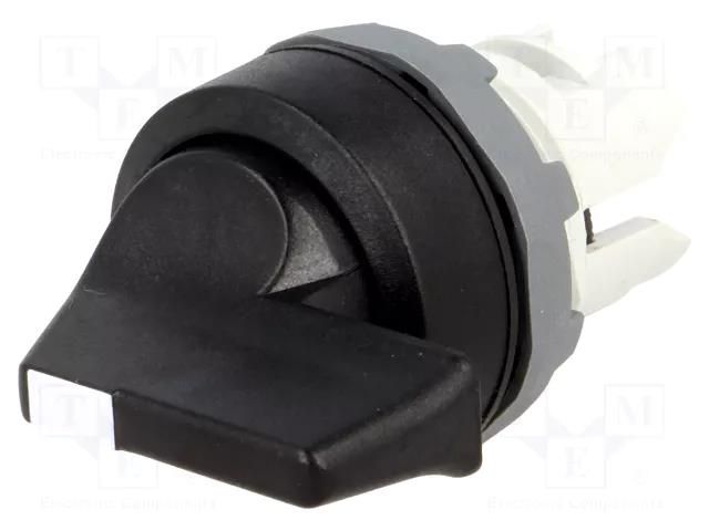 Switch: rotary; 22mm; Stabl.pos: 3; black; none; IP66; prominent ABB M3SS4-10B