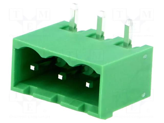 Connector: pluggable terminal block; socket; male; 15A; 300V; THT ADAM TECH EBQA-03-D-C