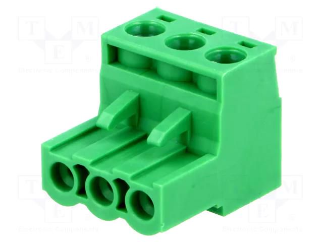 Connector: pluggable terminal block; plug; female; 15A; 300V; 1x3 ADAM TECH EBHA-03-C