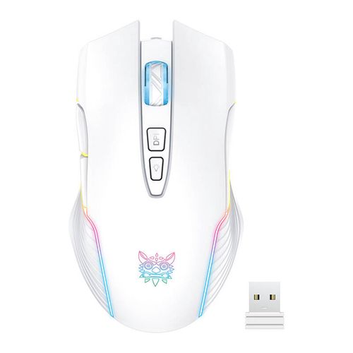 Onikuma CW905 White Wireless Gaming Mouse, ONIKUMA CW905W Wireless
