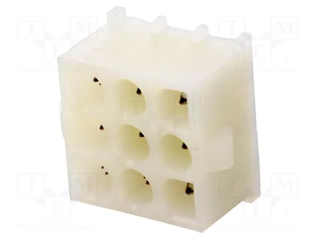 Connector: wire-board; socket; male; PIN: 9; Universal MATE-N-LOK TE Connectivity 350432-1