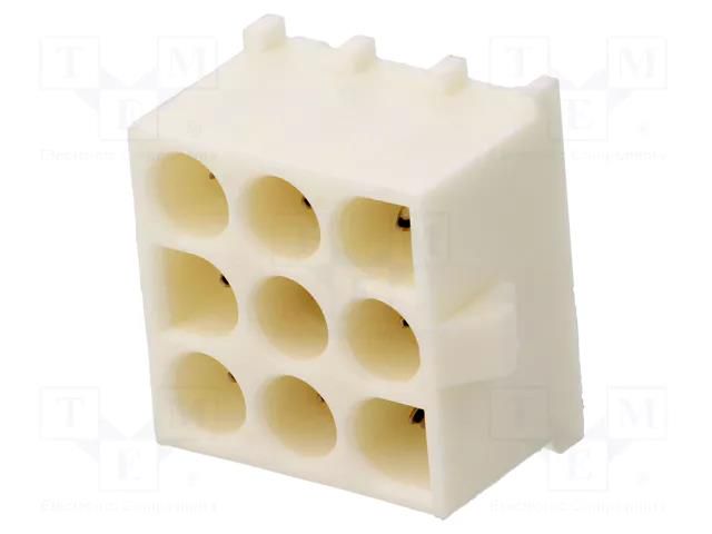 Connector: wire-board; socket; male; PIN: 9; Universal MATE-N-LOK TE Connectivity 350712-1