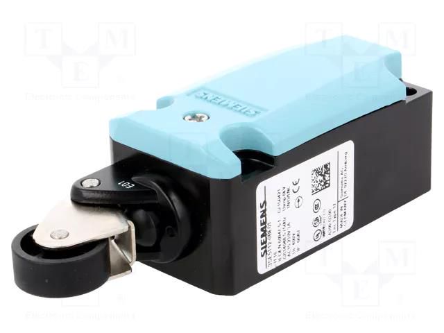 Limit switch; lever R 20mm, plastic roller Ø22mm; NO + NC; 10A SIEMENS 3SE5112-0BE01