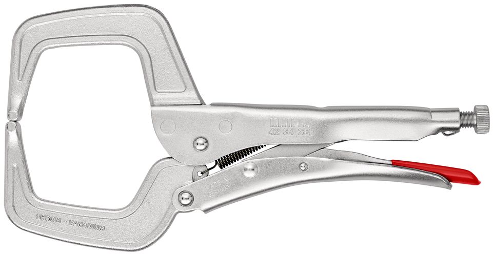 KNIPEX 42 34 280 Welding Grip Pliers galvanized 280 mm 42 34 280 4003773022220