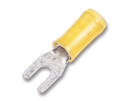 CRIMP TERMINAL, SPADE, M6, YELLOW 130625