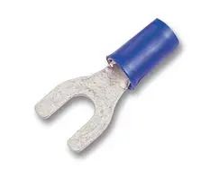 CRIMP TERMINAL, SPADE, 3MM, BLUE 32058