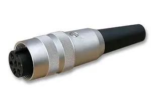 SOCKET, DIN, STRAIGHT, 6WAY KV60