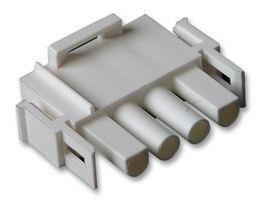 CONNECTOR, HOUSING, PLUG, 4 WAY, NYLON 350779-4