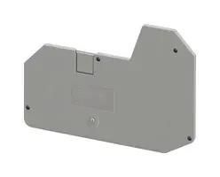 END COVER, 76.7 X 2.2 X 51.4MM, GREY 1329516