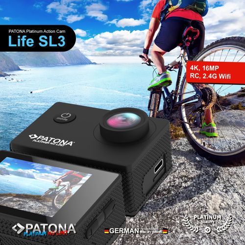 PATONA Platinum Action Cam Life SL4 3K with APP control, PATONA 4235
