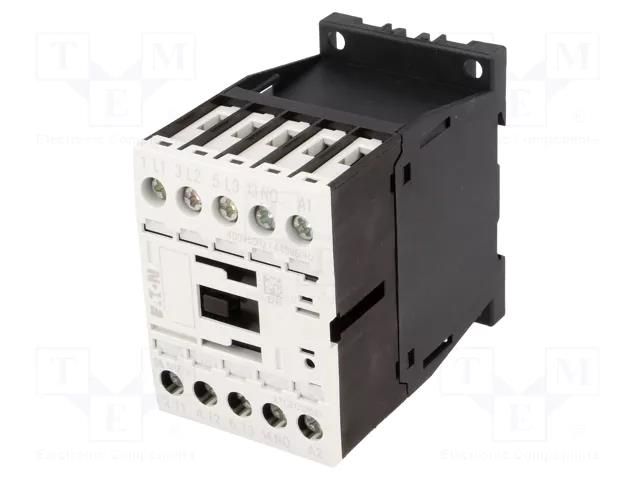 Contactor: 3-pole; NO x3; Auxiliary contacts: NO; 400VAC; 12A; 690V EATON ELECTRIC DILM12-10-400VAC