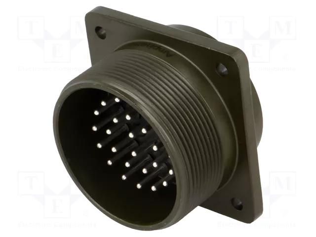 Connector: circular; socket; PIN: 26; male; soldering; MS/DS; 13A AMPHENOL DS3102A28-12P