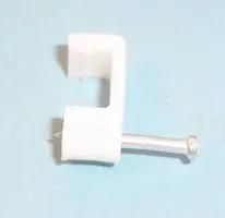 CABLE CLIP, POLYETHYLENE, 8MM, WHITE CHF-8MM WHITE