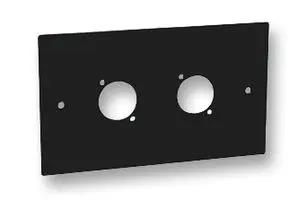 WALL PLATE, 2 X XLR, 2 GANG 83511-20