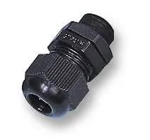 BLACK NYLON M12 IP68 GLAND 50007M12LNC