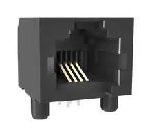 MODULAR CONN, 6P4C, CAT5, JACK, TH RJHSE7040