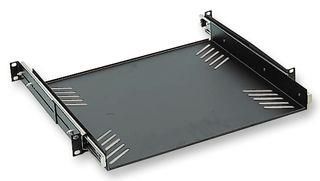 RACK SHELVE, SLIDING, BLACK, 1U R1290/1U