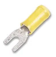 CRIMP TERMINAL, SPADE, M5, YELLOW 32589