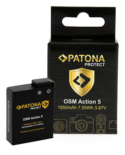 PATONA PROTECT battery for DJI Osmo Action 3 4 and 5, PATONA 42425 4055655252294