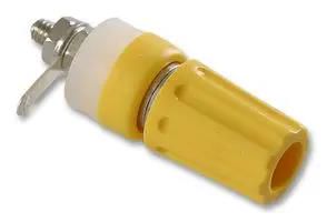 TERMINAL, 4MM, PANEL TP1 YELLOW