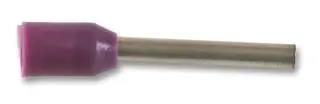 TERMINAL, WIRE FERRULE, 26AWG, VIOLET E0208-VIOLET