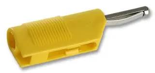 PLUG, 4MM, STACKABLE, YELLOW, PK5, SLS 930435103