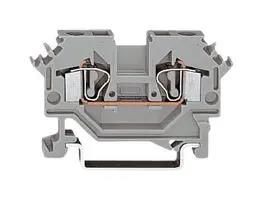 TERMINAL BLOCK, DIN RAIL, 2POS, 12AWG 281-601