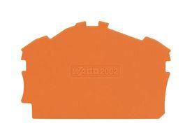 END AND INTERMEDIATE PLATE, RAIL, ORANGE 2002-6392