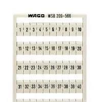 MARKING CARD, 1-50, BLACK ON WHITE 209-566
