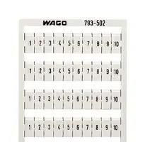 MARKING CARD, 1-10, BLACK ON WHITE 793-502