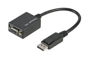 ADAPTER, DISPLAYPORT PLUG- VGA PLUG DPV-15CM
