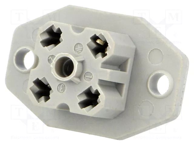 Connector: rectangular; G; socket; female; PIN: 4; 6A; 250V; IP65 HIRSCHMANN G30E3F
