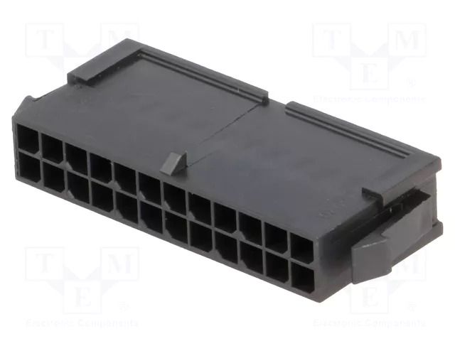 Connector: wire-wire; plug; male; PIN: 24; Micro-Fit 3.0; 3mm; 2x12 MOLEX MX-43020-2400