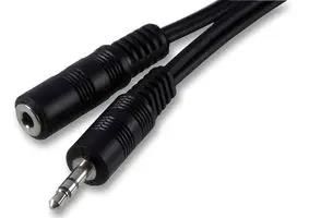 LEAD, 3.5MM STEREO, M-F, EXT'N, 5M 1TT-105