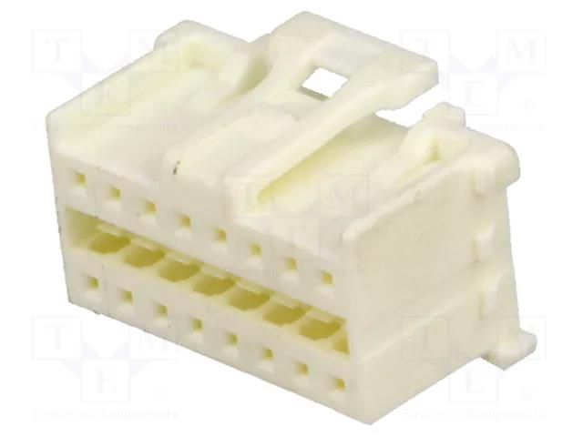 Connector: wire-board; plug; female; PIN: 16; MicroClasp; Pitch: 2mm MOLEX MX-51353-1600