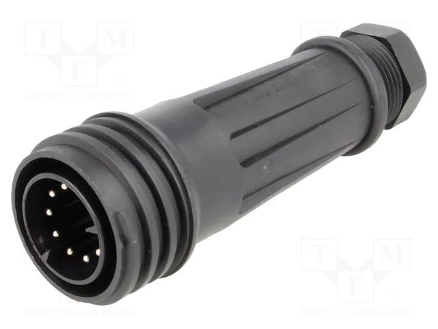 Connector: circular; plug; male; PIN: 10; 10A; 250V; Buccaneer 900 BULGIN PX0921/10/P