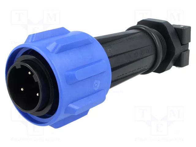 Connector: circular; plug; male; PIN: 3; 32A; 600V; Buccaneer 900 BULGIN PXA911/03/P