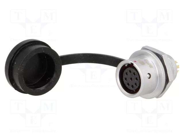 Connector: circular; socket; female; PIN: 9; IP67; SF12; 3A; 125V WEIPU SF1212/S9