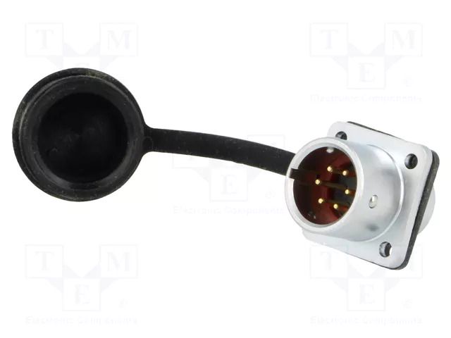 Connector: circular; socket; male; PIN: 6; IP67; SF12; 5A; 125V WEIPU SF1213/P6