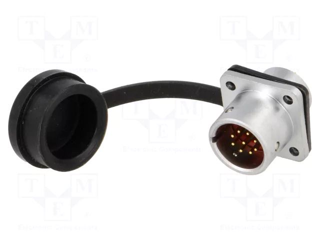 Connector: circular; socket; male; PIN: 9; IP67; SF12; 3A; 125V WEIPU SF1213/P9