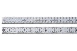 FLEXIBLE RULE, STEEL, 6INX0.5IN C305R-6