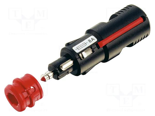 Cigarette lighter plug; screw terminal; Sup.volt: 12÷24VDC; 8A PRO CAR PROCAR-67722000