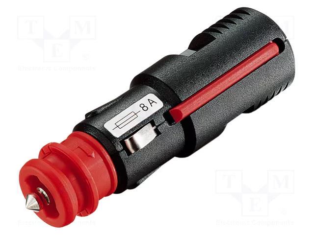 Cigarette lighter plug; screw terminal; Sup.volt: 12÷24VDC; 8A PRO CAR PROCAR-67724000