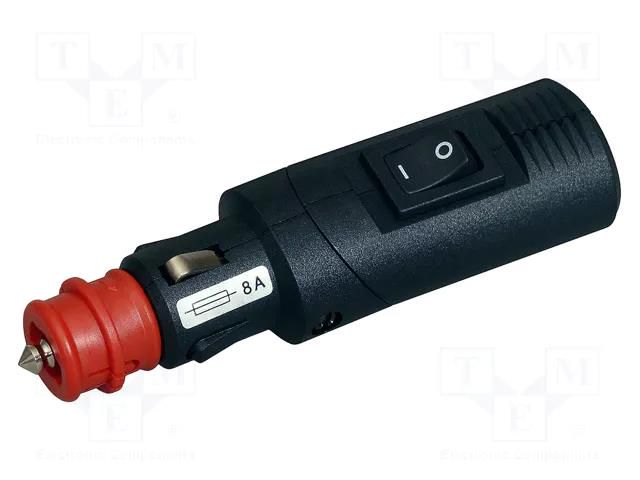 Cigarette lighter plug; screw terminal; Sup.volt: 12÷24VDC; 8A PRO CAR PROCAR-67747500