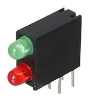 CKT BRD INDICATOR, GRN/RED, 3MM, TH 553-0121-200F